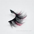 pink glitter lashes 15mm wispy glitter fake eyelashes